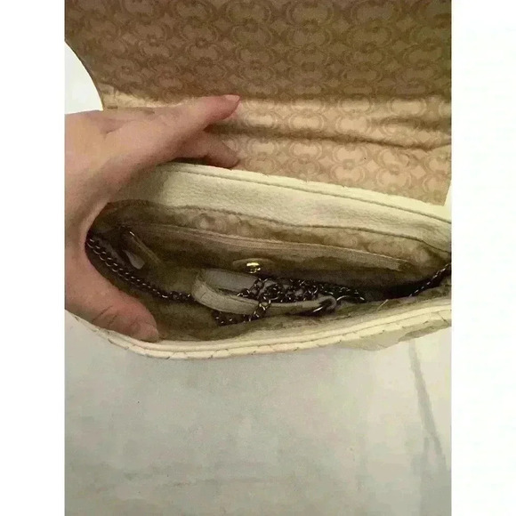 Charming Charlie Red Lips Sunglasses Face Crossbody Chain Handbag - Picture 9 of 9